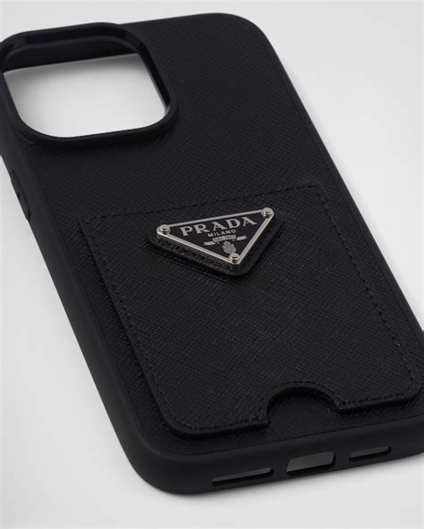 prada 15 pro case|Prada saffiano leather iphone case.